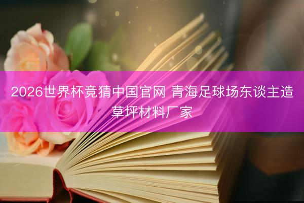 2026世界杯竞猜中国官网 青海足球场东谈主造草坪材料厂家