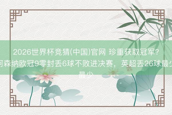 2026世界杯竞猜(中国)官网 珍重获取冠军？阿森纳欧冠9零封丢6球不败进决赛，英超丢26球最少