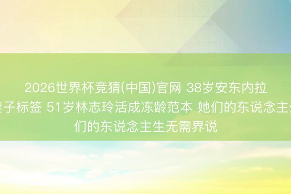 2026世界杯竞猜(中国)官网 38岁安东内拉撕掉球王妻子标签 51岁林志玲活成冻龄范本 她们的东说念主生无需界说